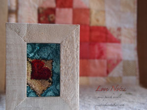 Love Notes Punch Needle Embroidery