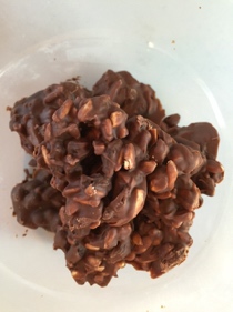 Image of sweet bear droppings (candy) at the retreat.