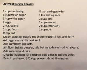 Image of Cookie Recipe