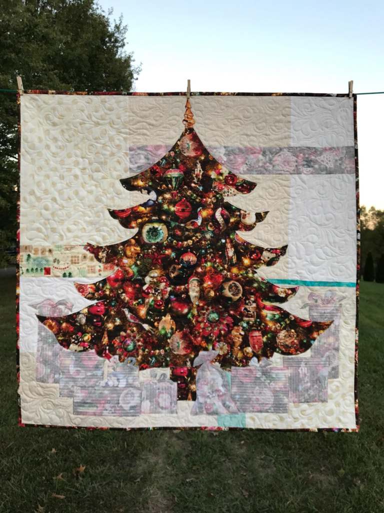 Image of Christmas Tradition JOY Quilt