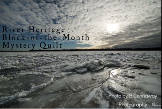 Image of frozen river for Railroad Crossing block