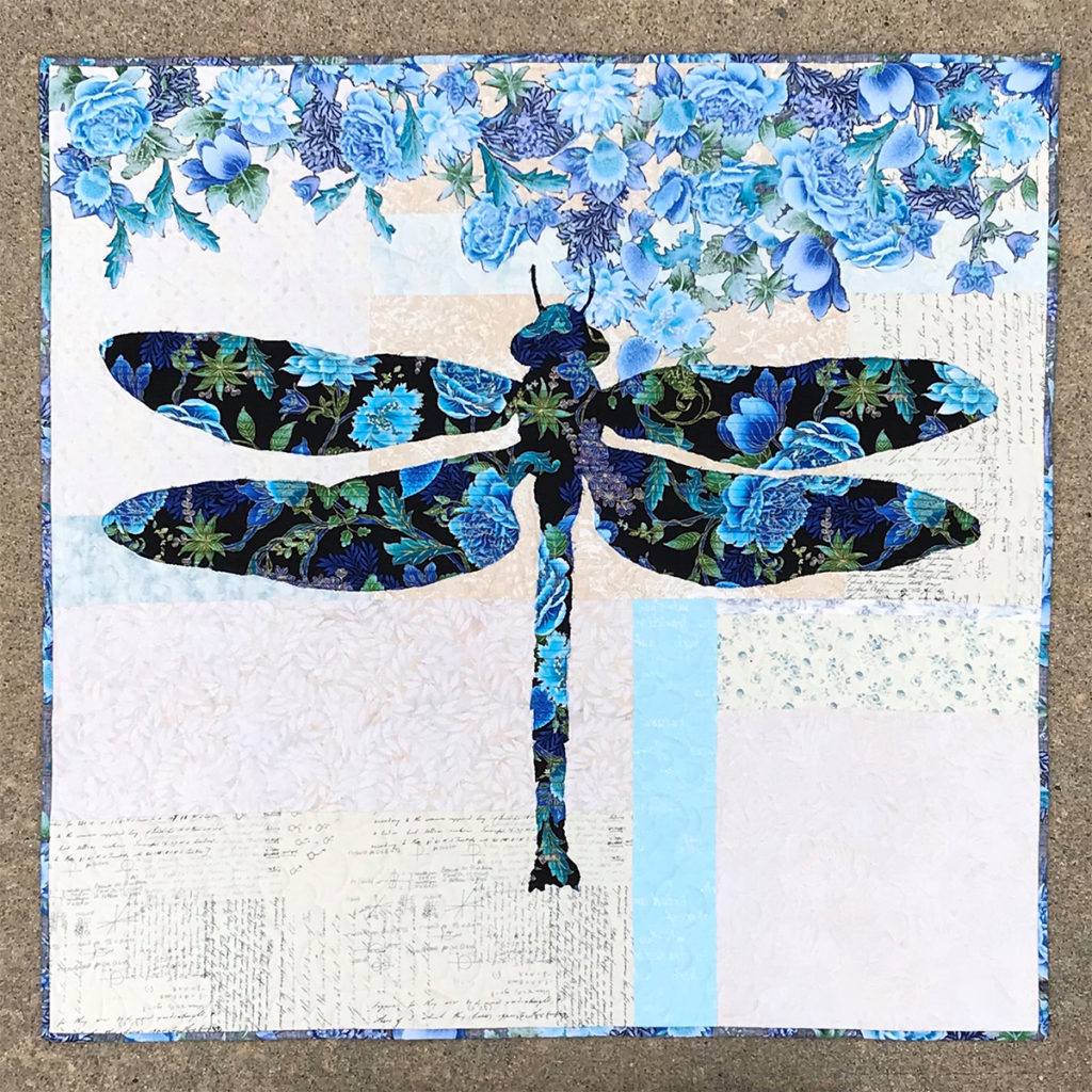 Dragonfly Quilt as example of choosing fabrics for quilts.