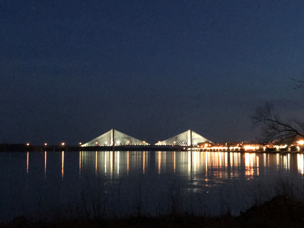 Image of Lighted Bridge