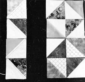 Image of Chain Piecing a Quilt Block