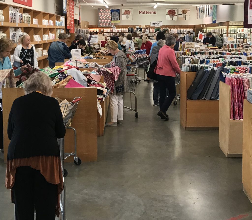 Quilt Show Week in Hancock's of Paducah