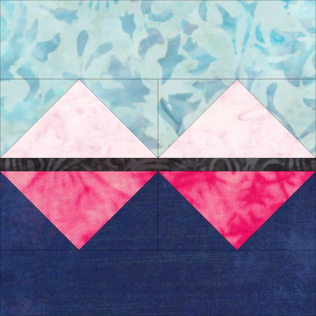 Digital Image of Quilt Block