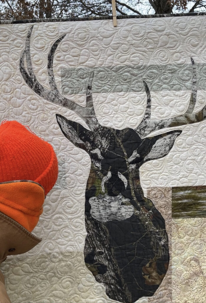 Image of deer quilt