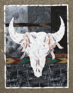 Image of Bison Skull Quilt