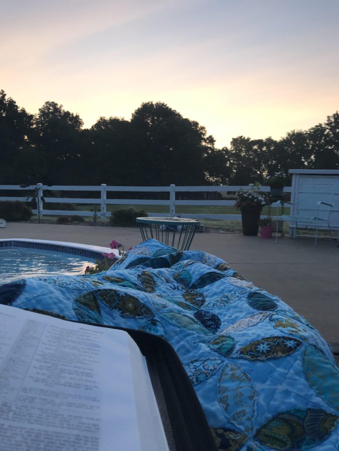 Image of Dawn by the Pool