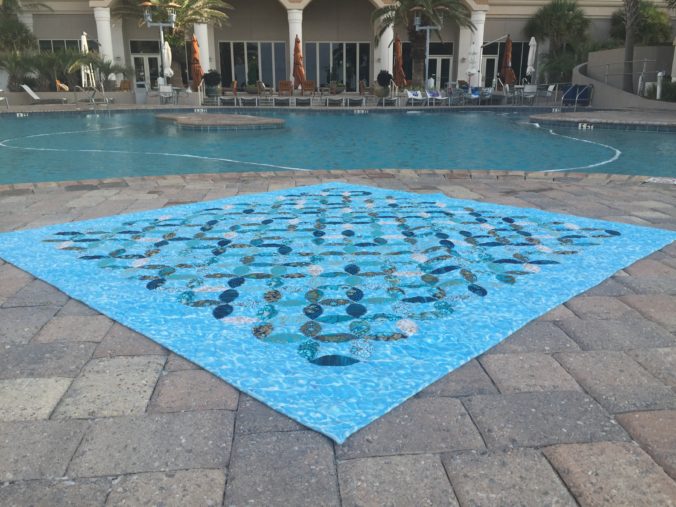 Image of Quilt by Pool