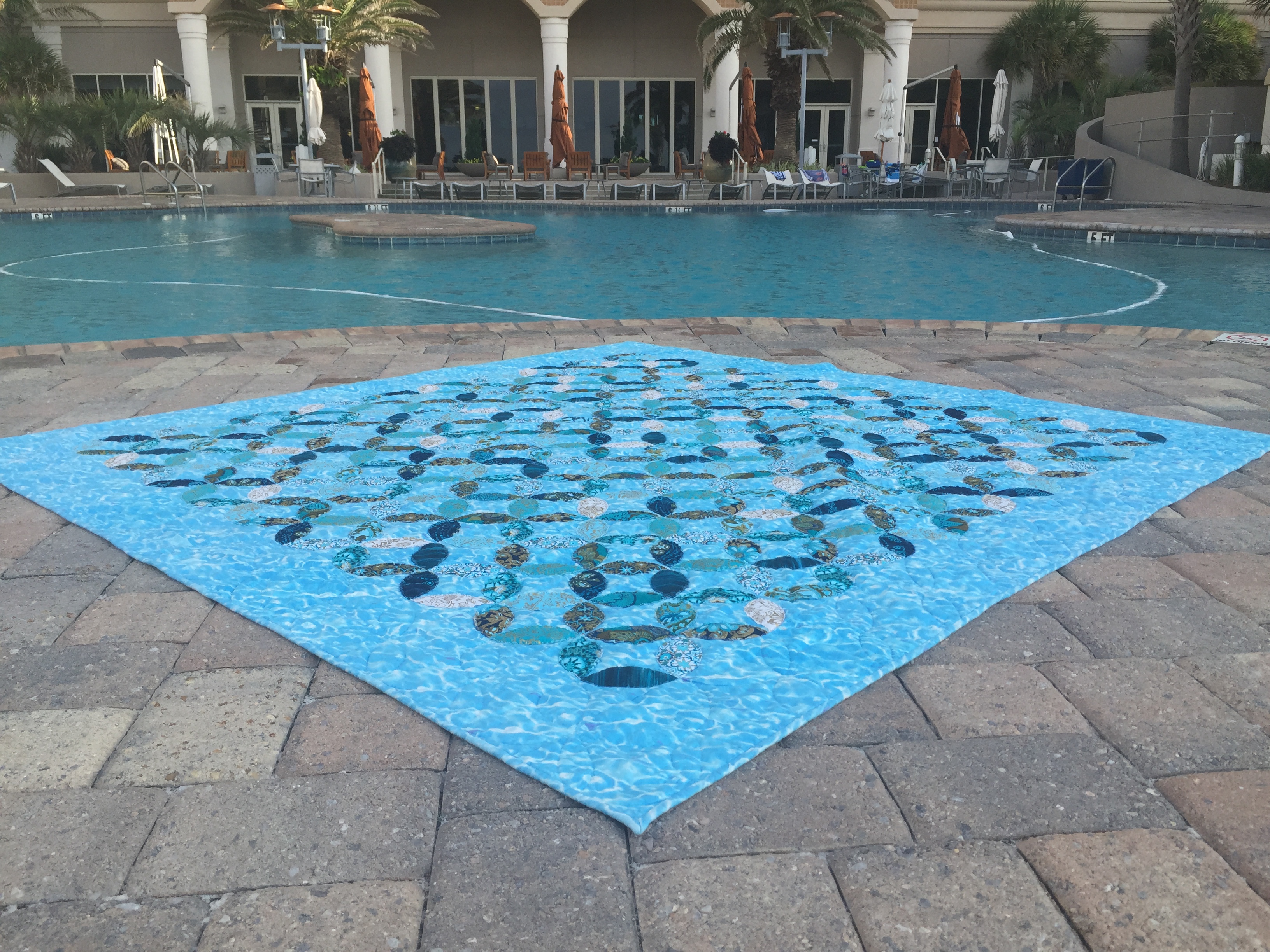 Image of Quilt by Pool