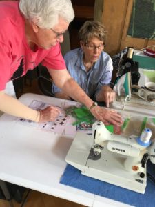 Image of Quilters Working