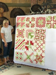 Image of Beth's Quilt on Design Wall