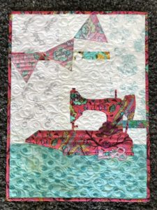 Image of Pink Sewing Machine Quilt