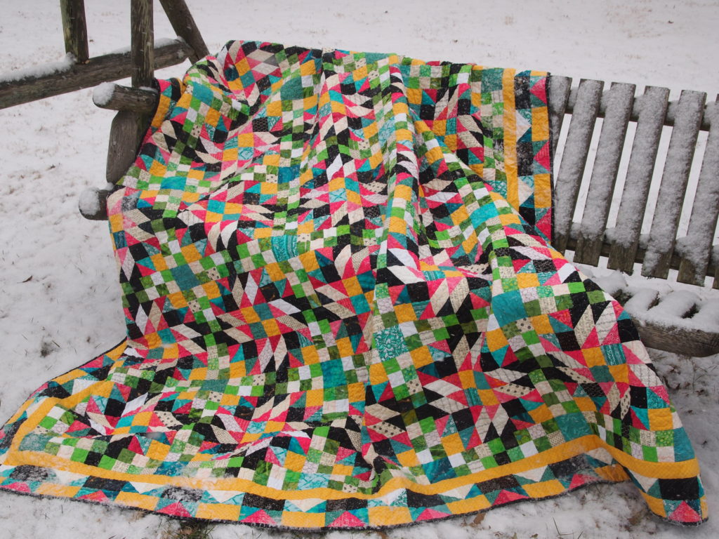 Image of Quilt on Swing