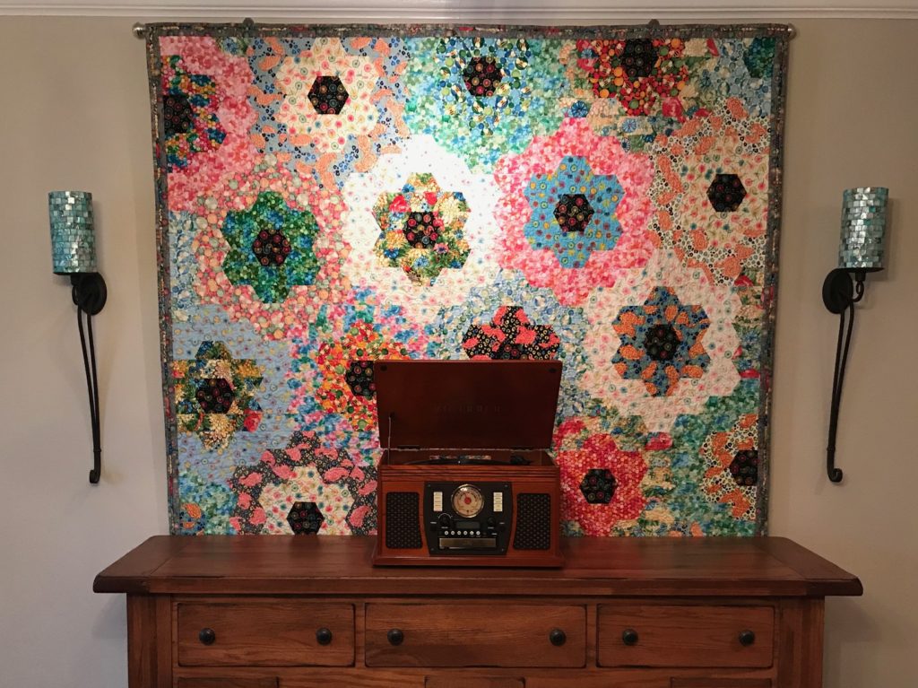 Image of Floating Flower Garden indoors.