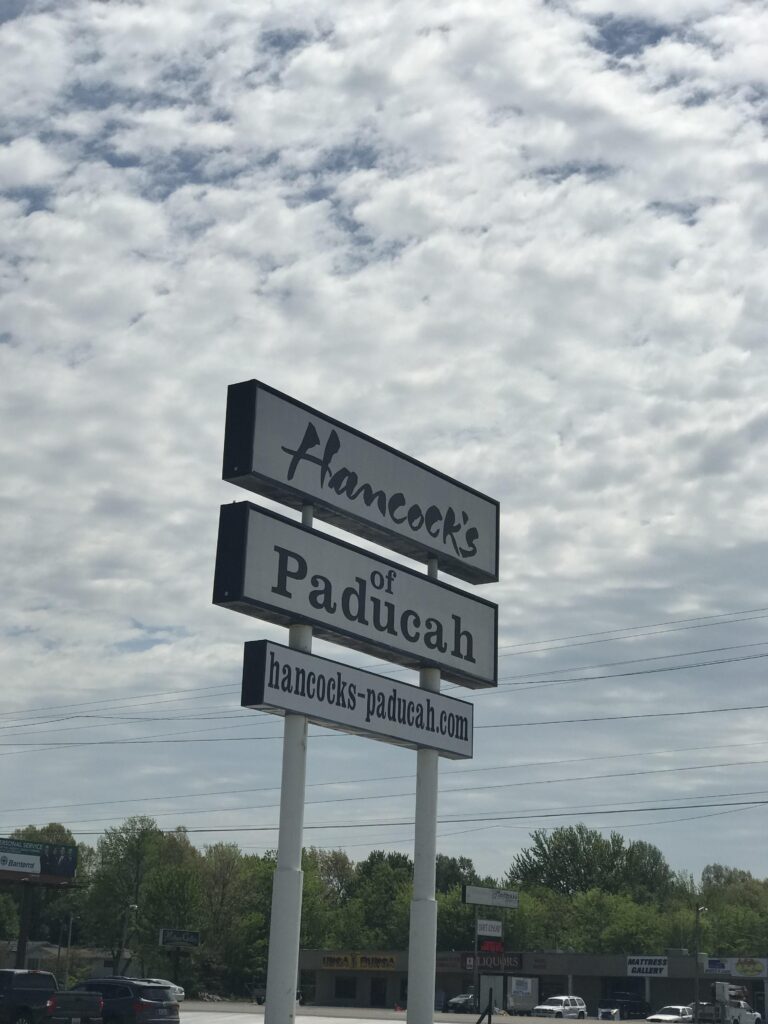 Image of Hancock's of Paducah sign