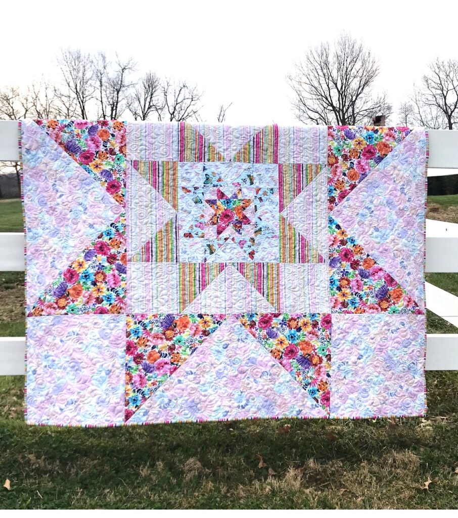 Image of one block quilt