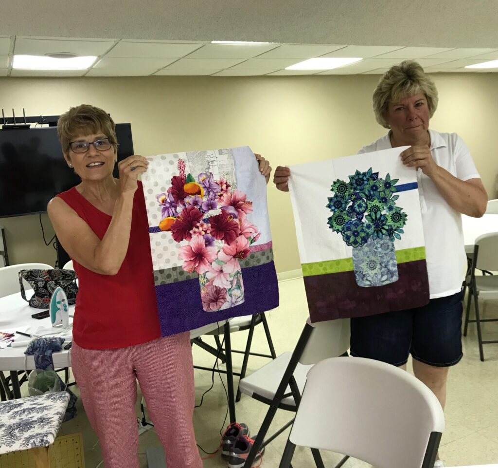 Image of Quilters with Projects