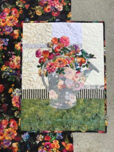 Image of Watering Can Bouquet Quilt