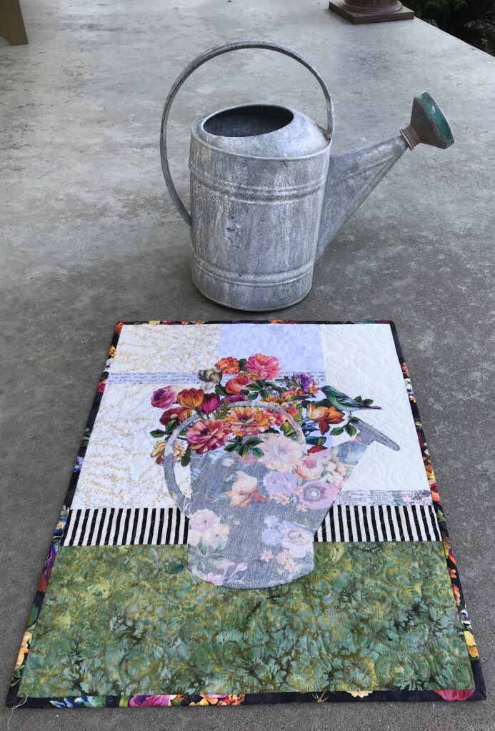 Image of Quilt and Watering Can