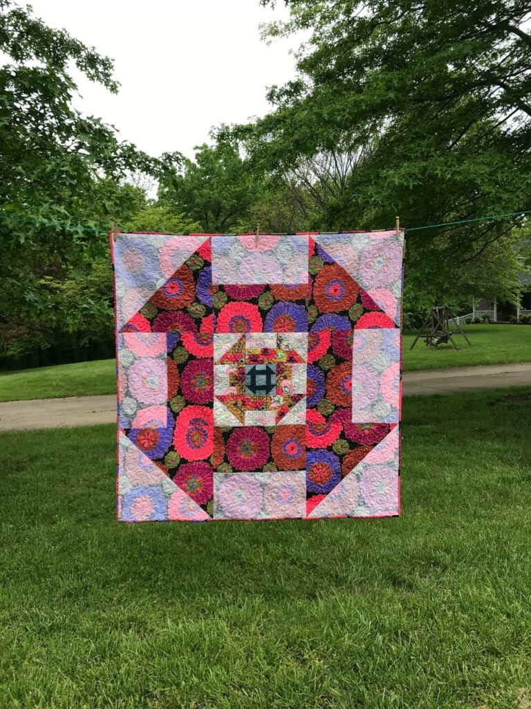 Image of Quilt Hanging on Line