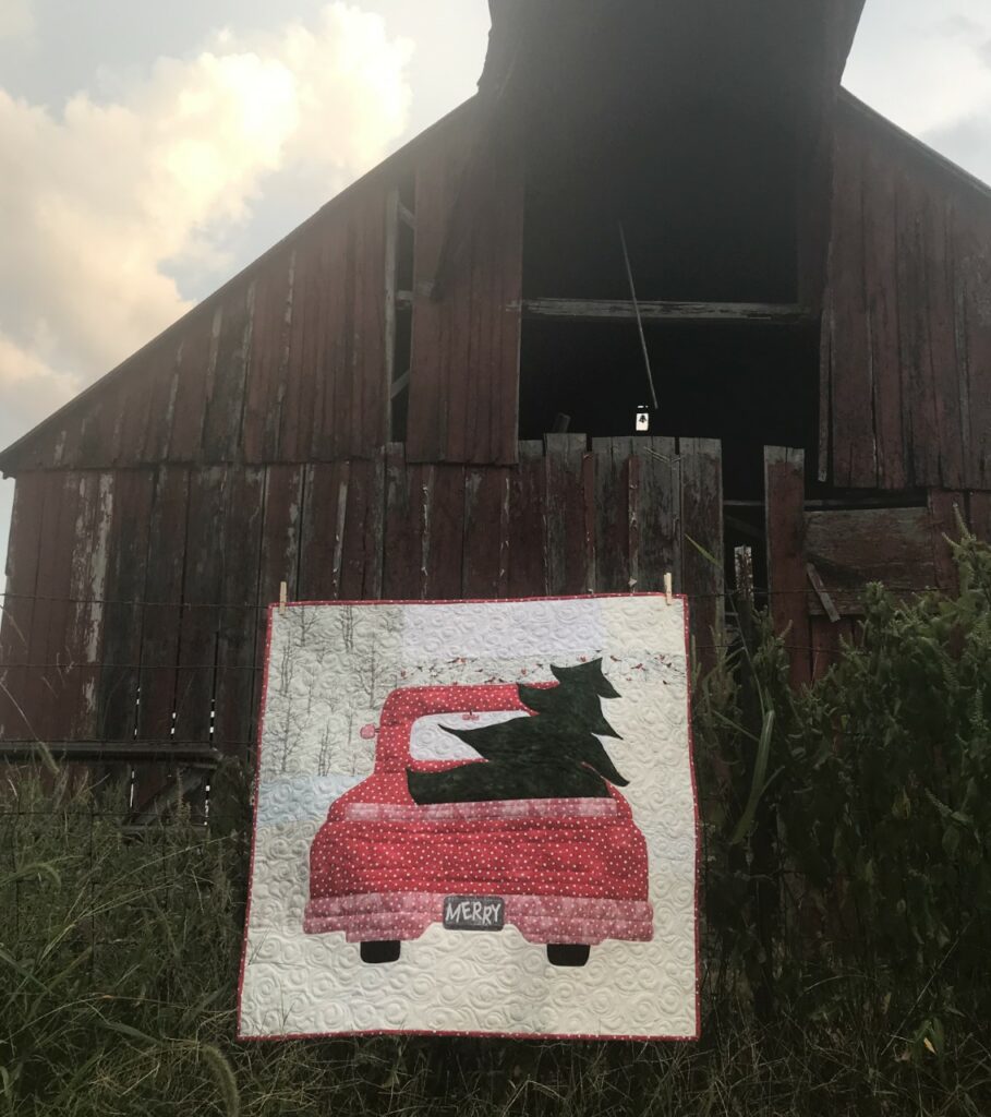 Merry Red Truck Quilt