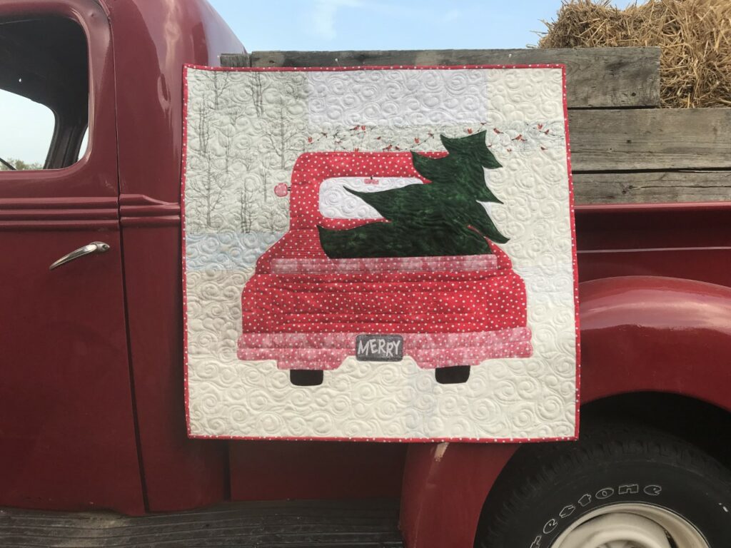 Image of Red Truck Quilt