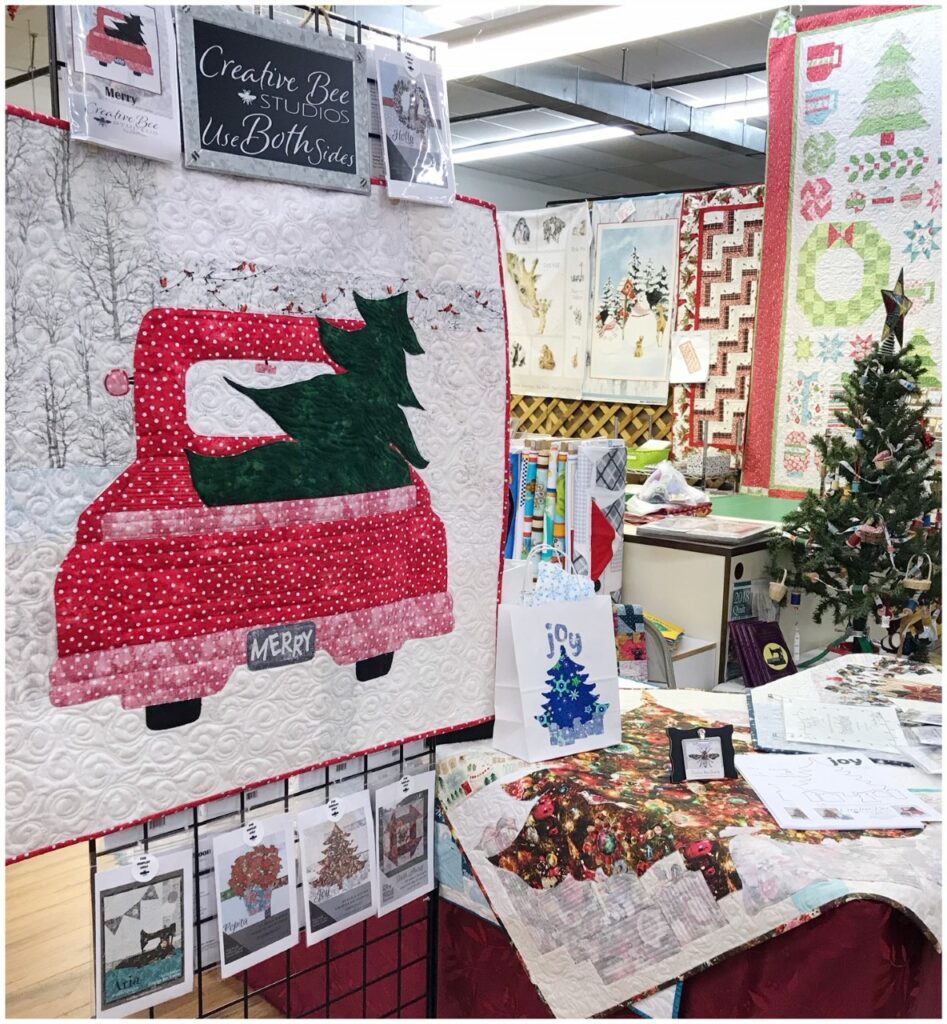 Image of Little Joy at the quilt shop