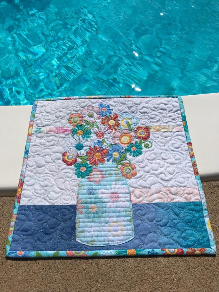 Image of mini art quilt