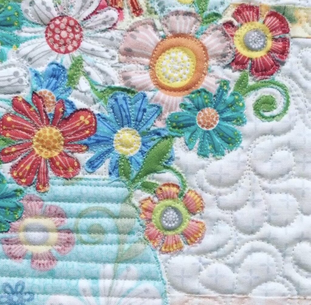 Image of mini art quilt