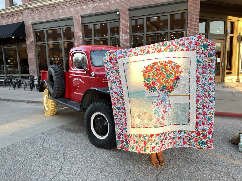 Quilt made with Pioneer Woman Fabric