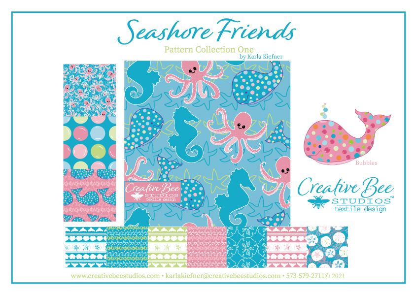 Seashore Friends Pattern Collection One