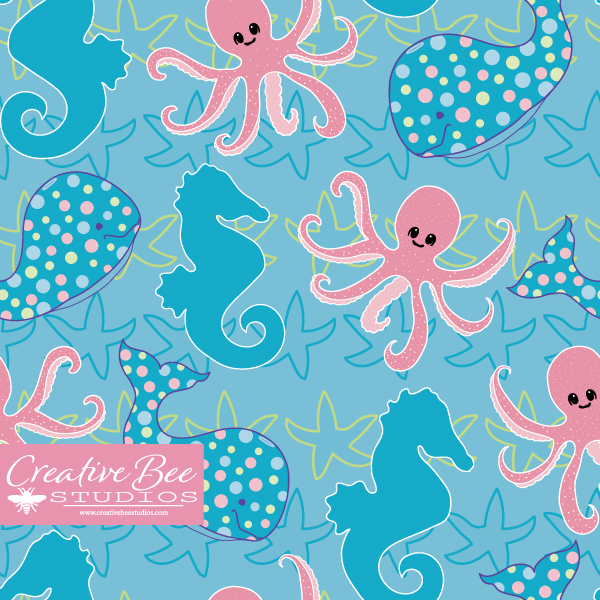 Image of Seashore Friends Pattern Collection