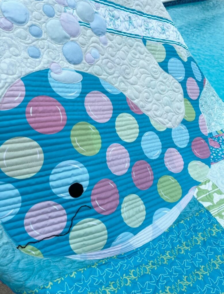 image of whale quilt